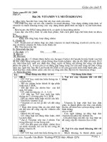 GA sinh 8 (kì II) Chuẩn