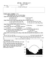 KT học kỳ II địa lý 7