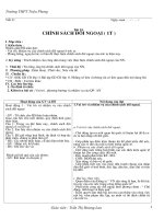 GIÁO ÁN 11: BÀI 15: CHÍNH SÁCH ĐỐI NGOẠI