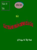 cac thanh phan cau cau