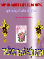 Tiết 12 Một số hệ thức về cạnh và góc trong tam giác vuông