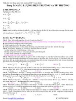 Dạng 3 Năng lượng điện trường và năng lượng từ trường