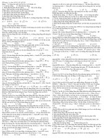 ôn chương 1-12 cơ bản