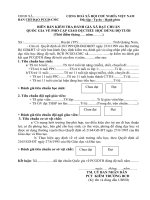 Biên bản xã tự kiểm tra