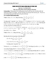 Chuyên đề HSGtoans9 : Phương phap bổ đề