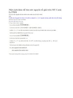 Một cách khác để tìm ước nguyên tố giải trên MT casio fxx 