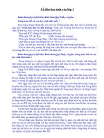 Lễ đón học sinh vào lớp 1