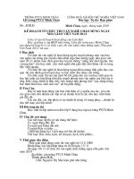 Kế hoạch văn nghệ 20-11