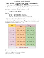 cách tích năng lượng và dinh dướng trong một ngày 