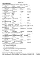  Đề kiểm tra tiếng anh lớp 12 số 16