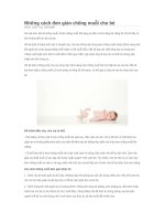 NHUG CACH DON GIAN CHOG MUOI CHO BE