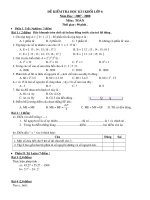 BỘ ĐỀ KT TOÁN 2010