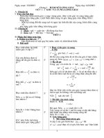 Giáo án lượng giác 11