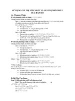 Tim m doi voi phuong trinh,bat phuong trinh va he bang pp don dieu va gtnn , gt