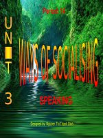 Unit 3- Speaking- English 12