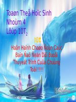 Tổ chức cho HS lớp 10  thuyết  trình ôn tập