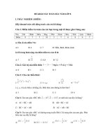 ĐỀ KHẢO SÁT ĐẦU NĂM TOÁN 8