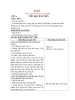 Giáo án Khối 1 Tuần 1 ----> tuần 6 (CKT- KN)