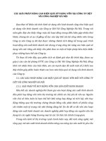 CÁC GIẢI PHÁP NÂNG CAO HIỆU QUẢ SỬ DỤNG VỐN TẠI CÔNG TY DỆT VẢI CÔNG NGHIỆP HÀ NỘI