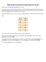 Dùng AutoCorrect để chèn các biểu tượng