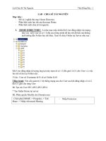 Tham khảo chương 3: PROFILE 