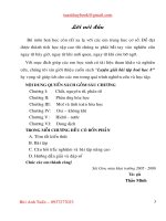 HÓA HỌC NÂNG CAO