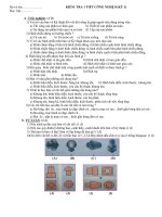 KT 1 Tiết CN 8(Vẽ KT 4 Đề)