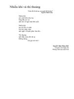 Nhiều khi và thi thoảng