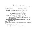 Đề thi lại toán 7 lên 8