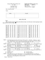 đề kiểm tra hệ số 2 lần 1