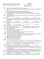 Bo 4 De thi thu TNDap an lan 2-2009