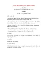 LUẬT THI ĐẤU VOVINAM