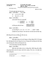 Đề thi xếp lớp 6 chọn