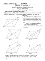 Chuyên đề hinh 8 : Vẽ đường phụ