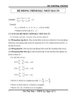 He phuong trinh on dai hoc cuc hot