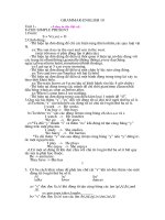 giáo án tiếng anh 10