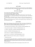 QUI ĐỊNH VỀ THU HỌC PHÍ