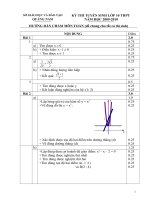 Đáp án Toán 10-QN