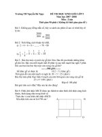 Kiểm tra học sinh giỏi