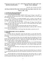 KẾ HOẠCH CHUYÊN MÔN LÀM RẤT ĐẦY ĐỦ