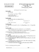 Đề+ĐA TSL10 Cần Thơ 2009-2010