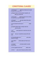 Conditional Clause 1