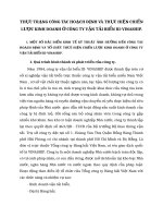 THỰC TRẠNG CÔNG TÁC HOẠCH ĐỊNH VÀ THỰC HIỆN CHIẾN LƯỢC KINH DOANH Ở CÔNG TY VẬN TẢI BIỂN III