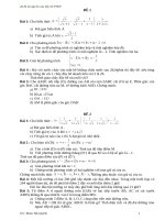 Tuyển tập 20 đề ôn vào lớp 10