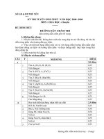 Đề Hóa vào 10 chuyên