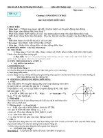 Tiết 1,2 dao động điều hòa