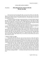 GIẢI PHÁP GIÚP HỌC SINH HỌC TỐT MÔN TẬP ĐỌC LỚP MỘT