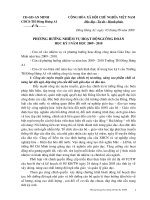 Phương hướng Công đoàn Học kỳ I năm 2010-2011