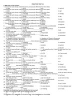  Đề kiểm tra tiếng anh lớp 12 số 36