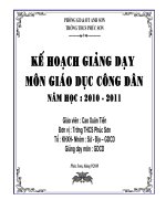 KE HOACH DAY HOC MON GDCD